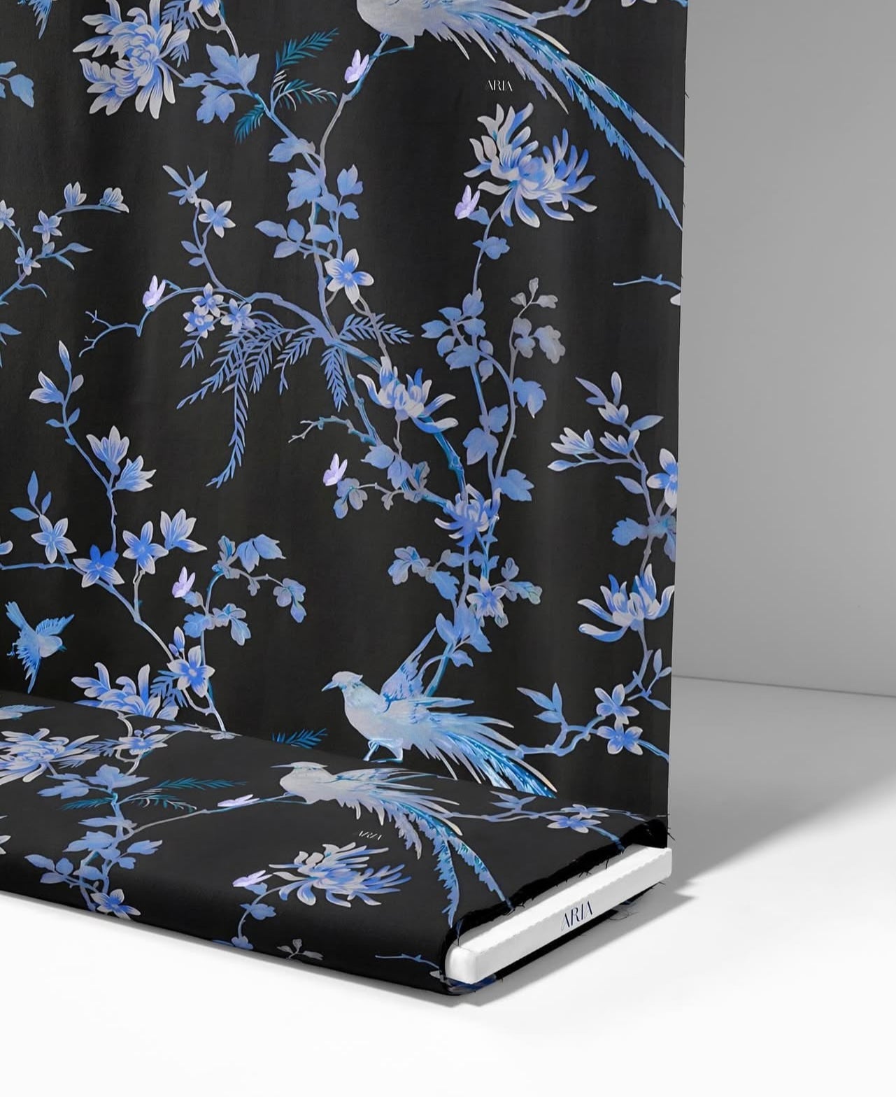 Toile De Jouy (Blue-Black)