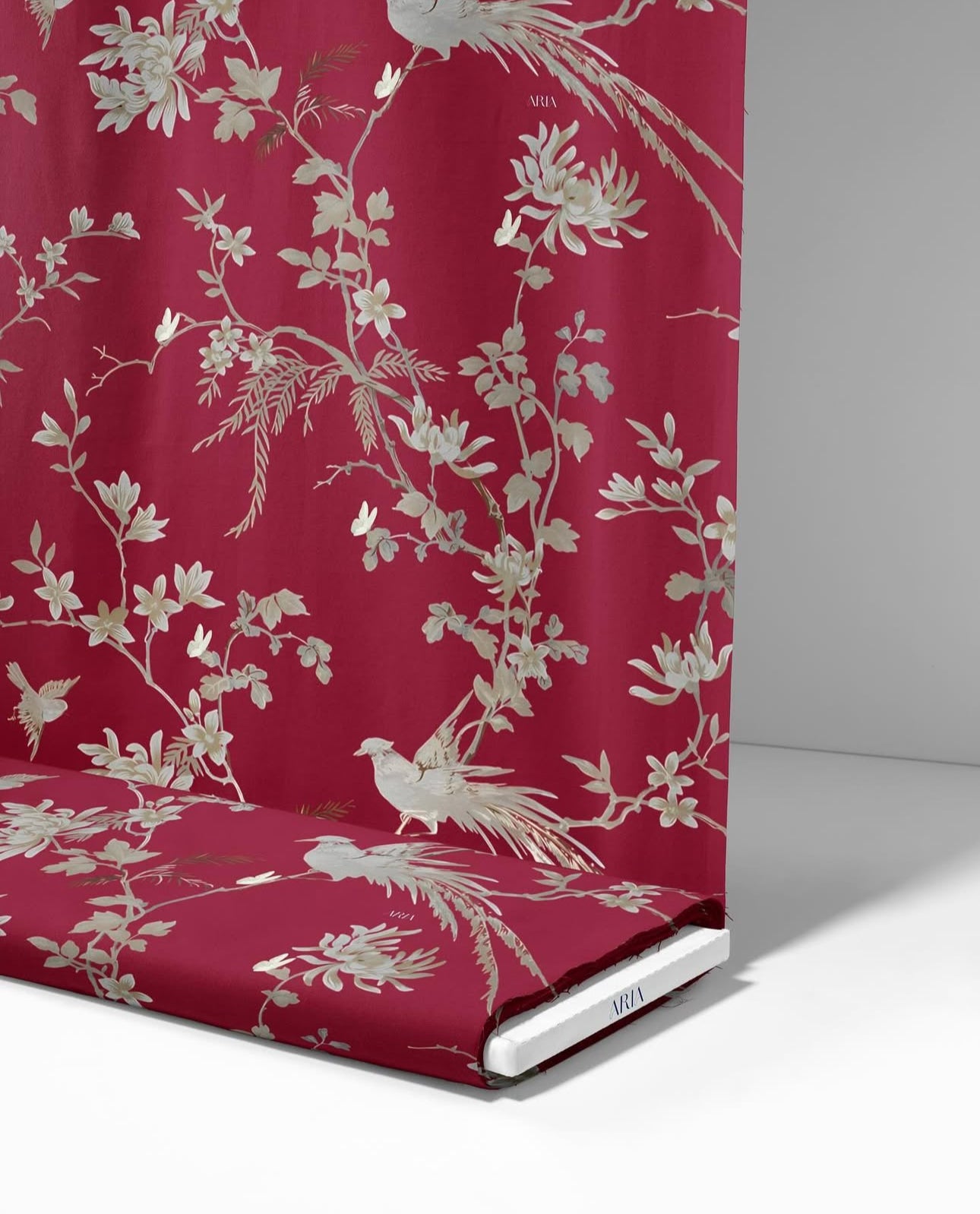 Toile De Jouy (Maroon)