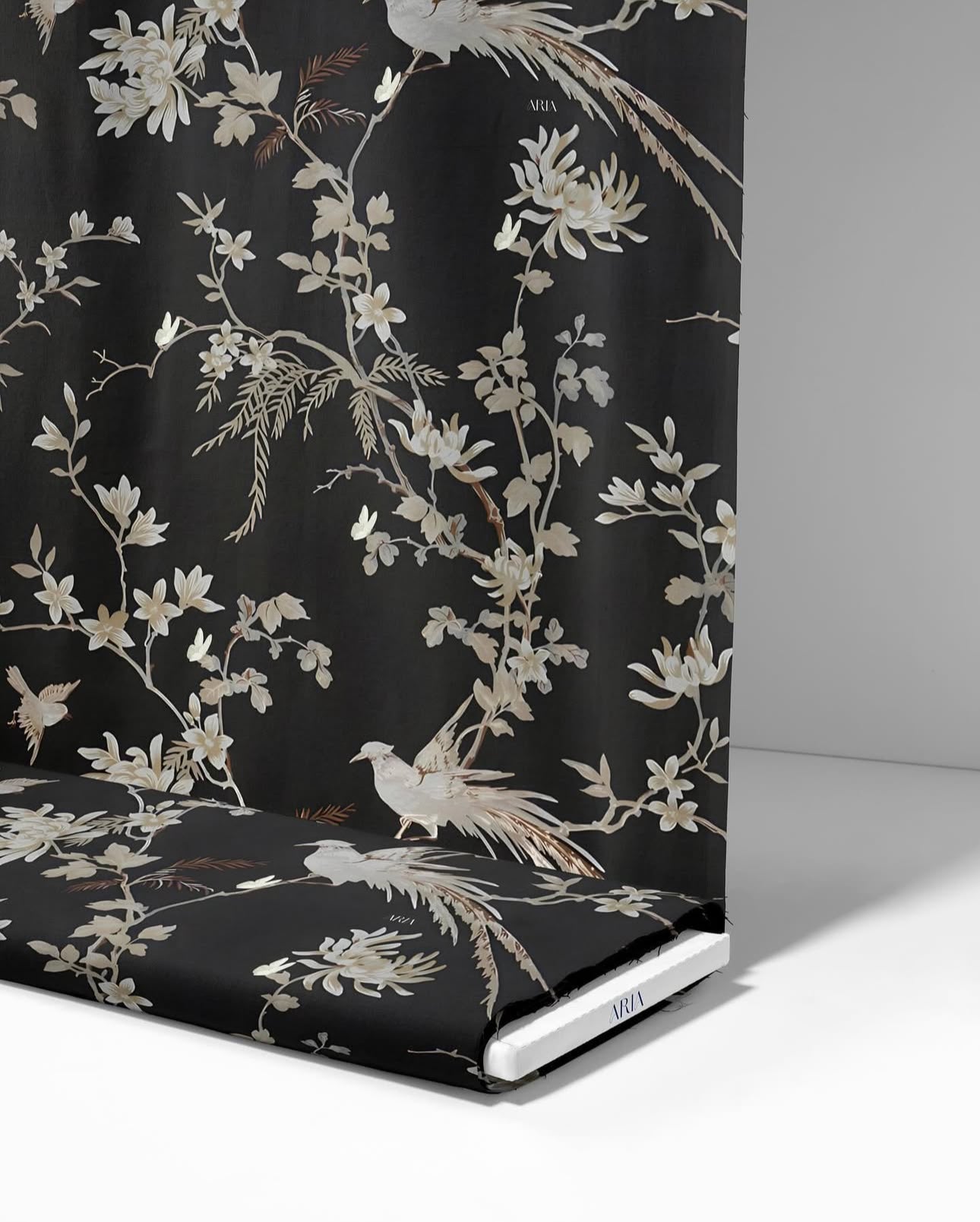 Toile De Jouy (Black)