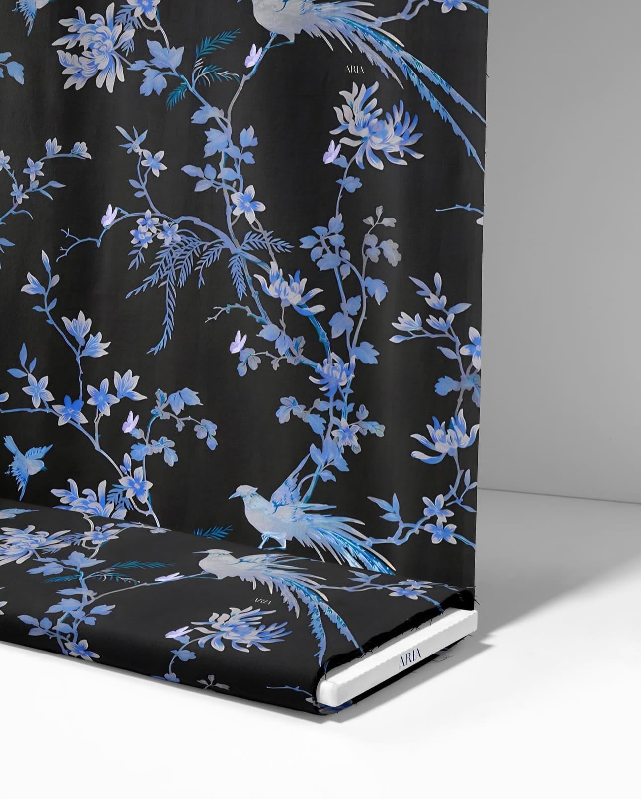 Toile De Jouy (Blue-Black)